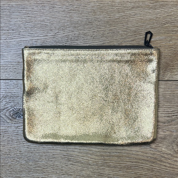 Marc Jacobs Gold Leather Pouch - Picture 1 of 6